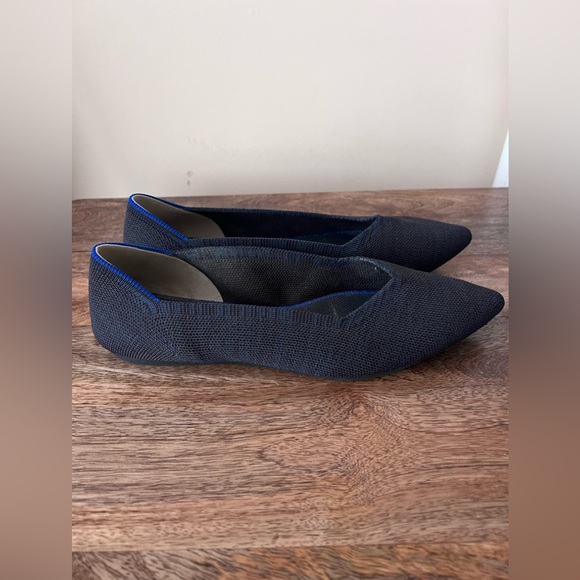 Rothy’s The Point Maritime Navy Blue Flats Women’s Size 9 - Picture 4 of 11